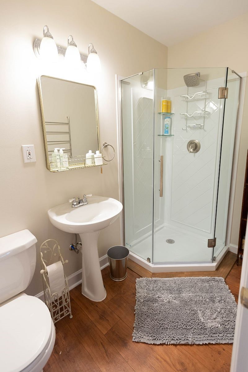 Newly renovated bathroom
