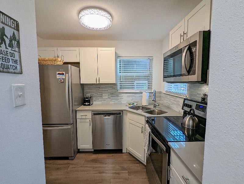 Fully stocked and recently remodeled kitchen