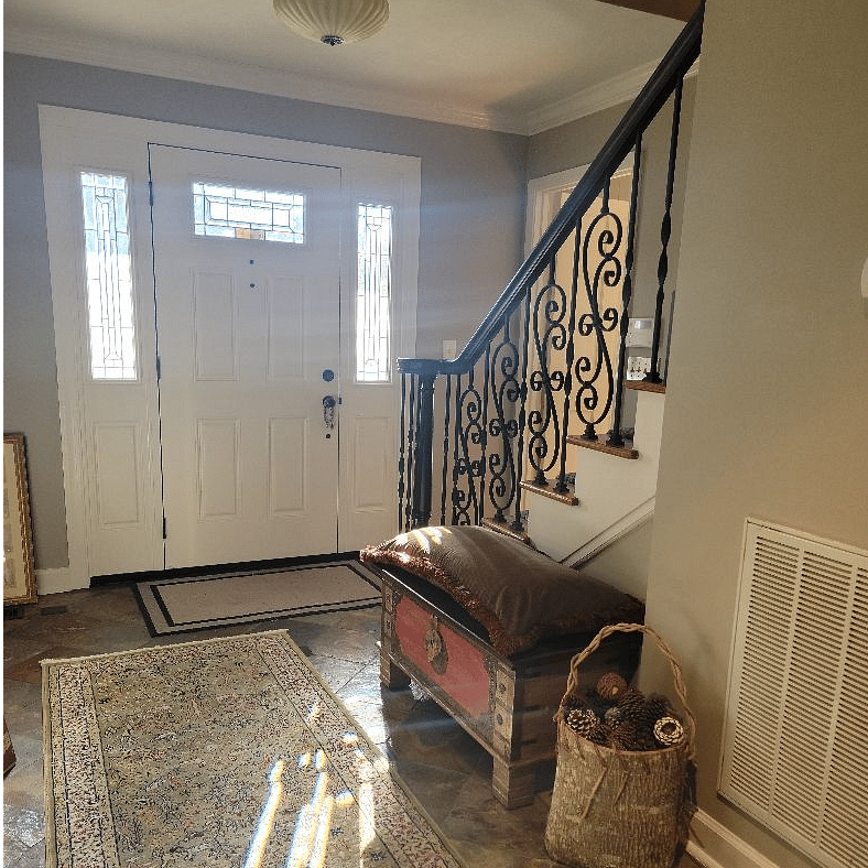 Entry Hall looking at the front door