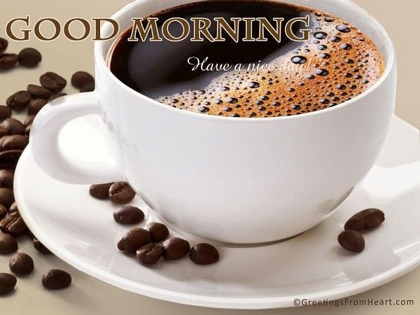Fresh coffee every morning!