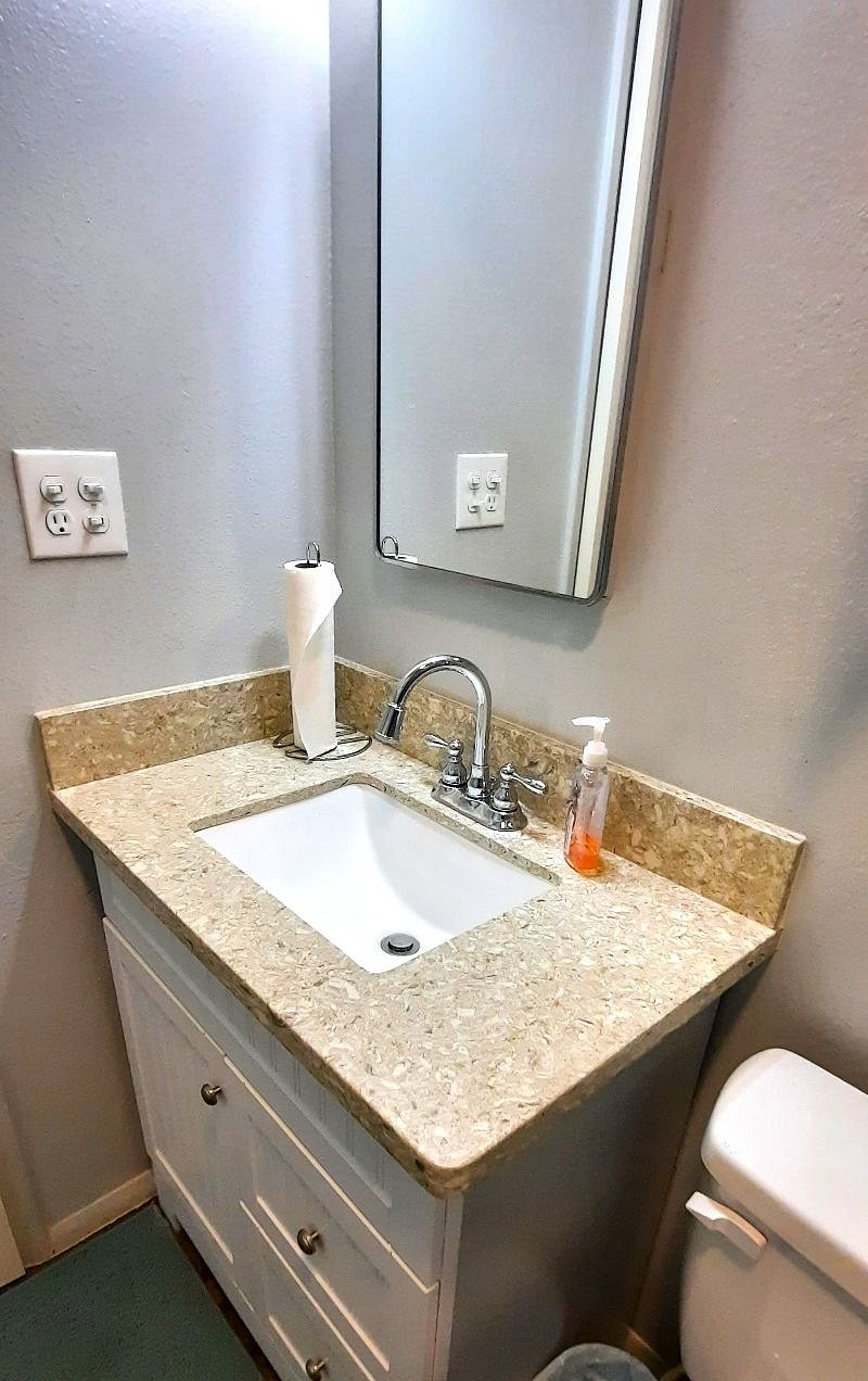 Bathroom Vanity Reverse Angle