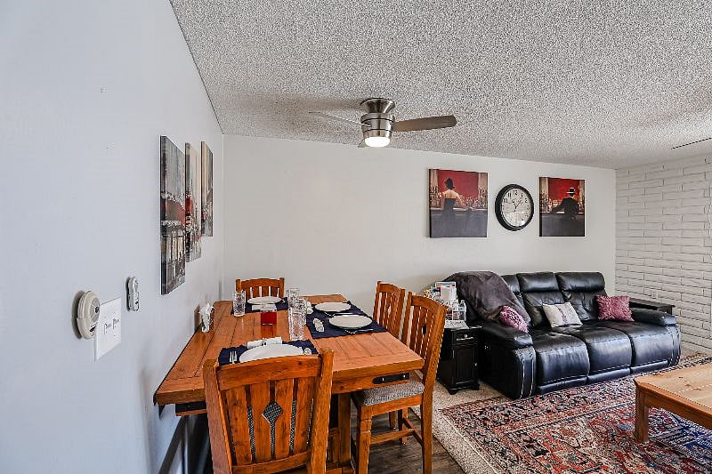 Dining Area And Living Room
