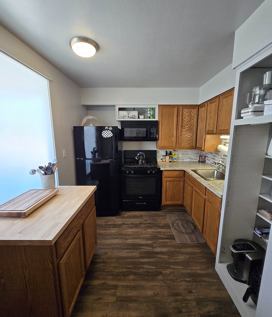 Wonderfully functional and appointed kitchen.