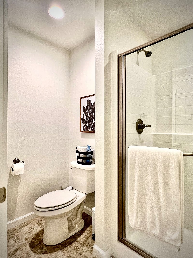 Bathroom with walk-in shower