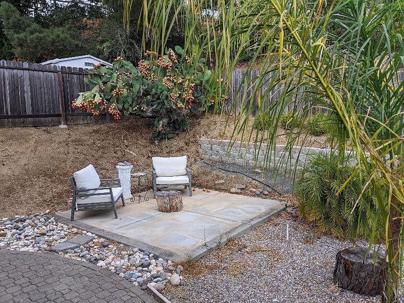 Private patio