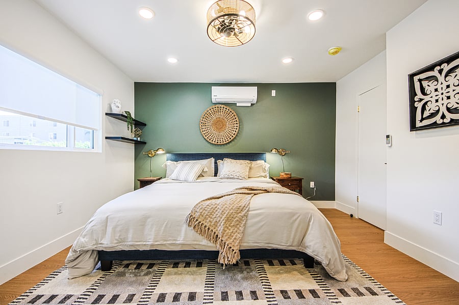 Tranquil Primary Bedroom with a King Size bed