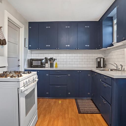 You can enjoy cooking meals just like you would in your own home, store groceries conveniently in the refrigerator, and clean up easily with the provided sink.