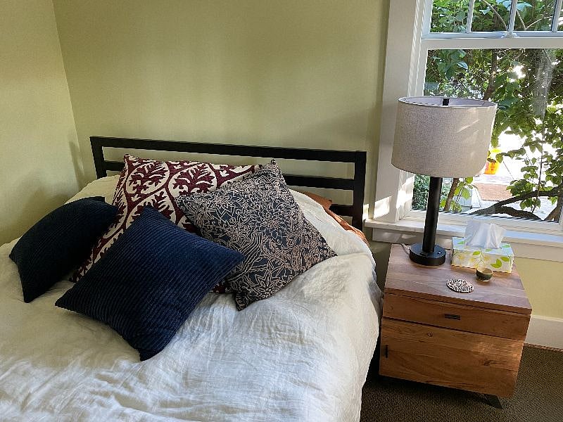 The rental bedroom
