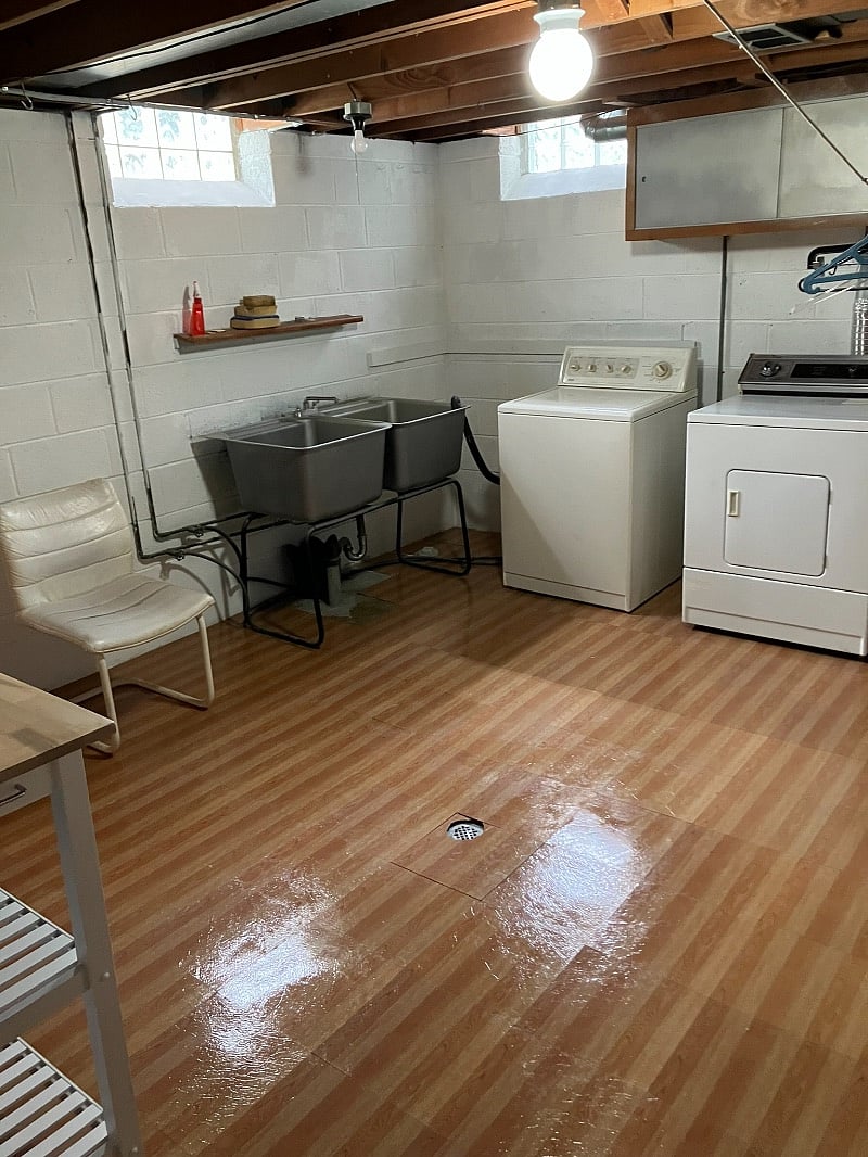 Laundry room which is shared