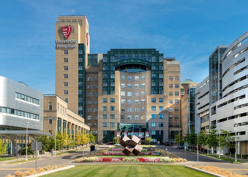 University Hospital is an easy drive, or walk, to work.