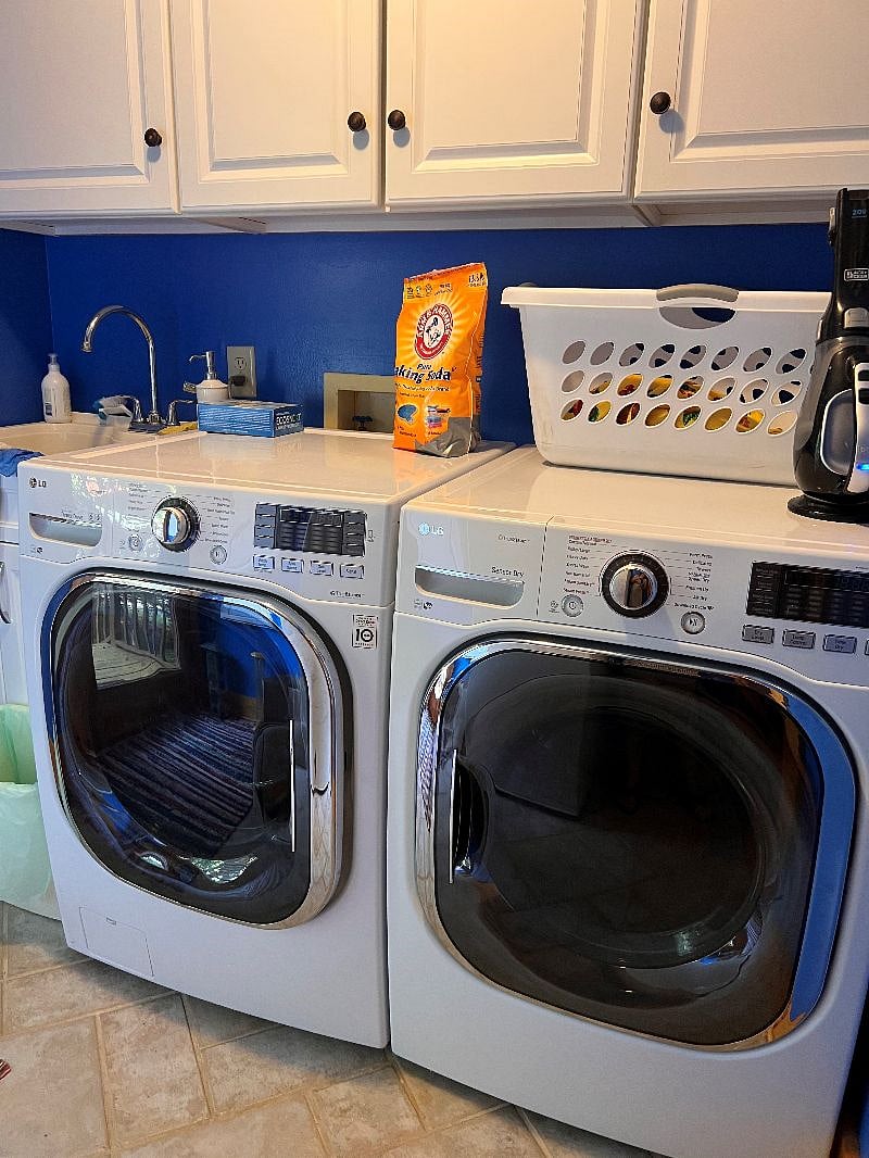 Large capacity washer and dryer