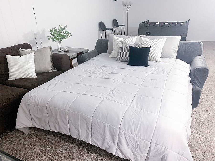 Plush Queen Sofa Bed
