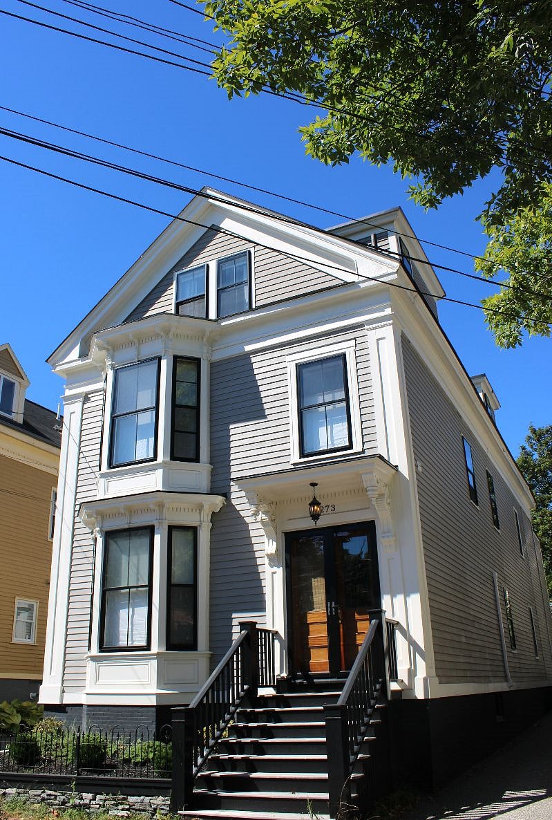 front of building. entry to unit 2 on left side