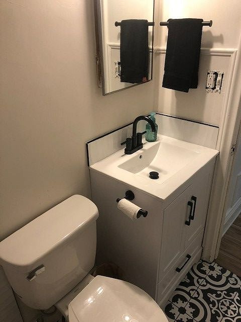 remodeled bathroom
