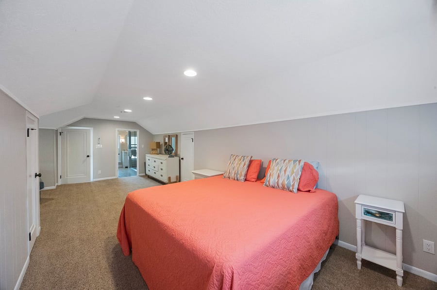Furnished upstairs bedroom