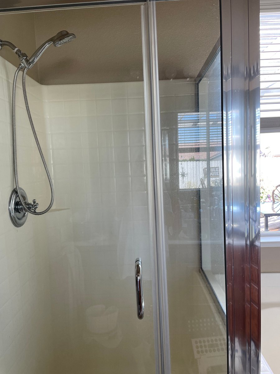 shower and tub are separate