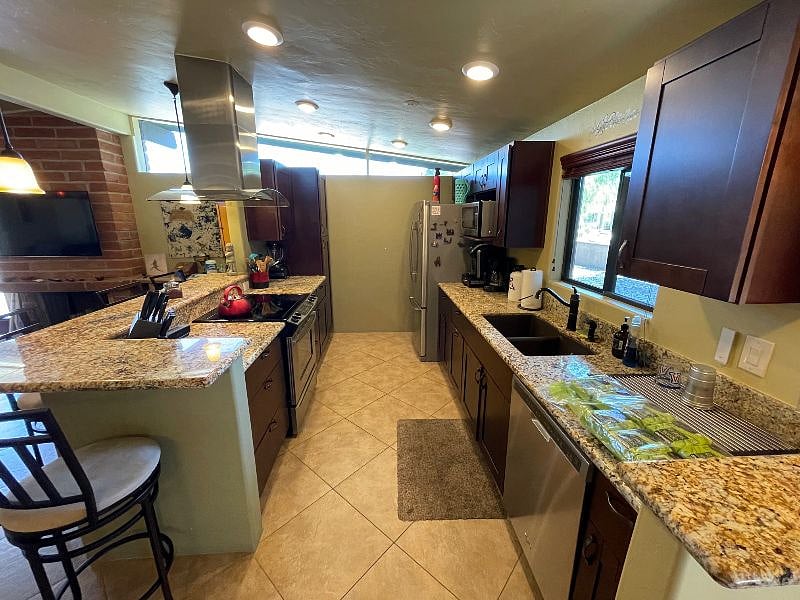 Kitchen view.