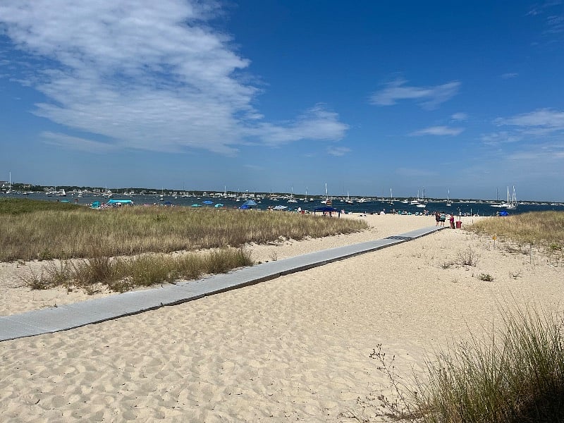 Kalmus Beach and Hyannis Harbor