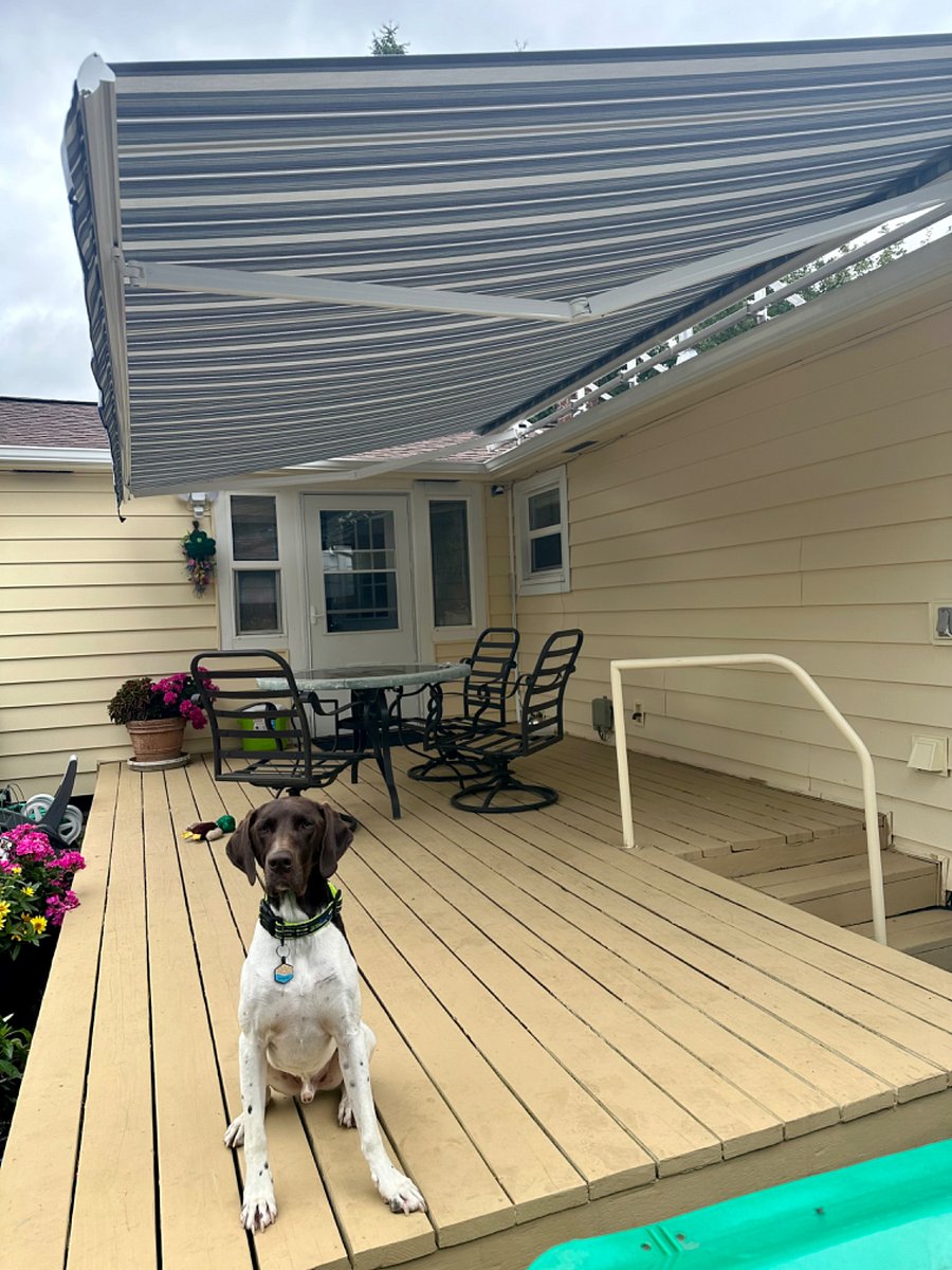 2024 new sunset retractable awning installed for sunsets!
