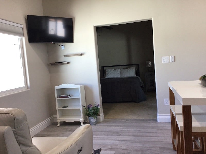 From living room, facing bedroom.