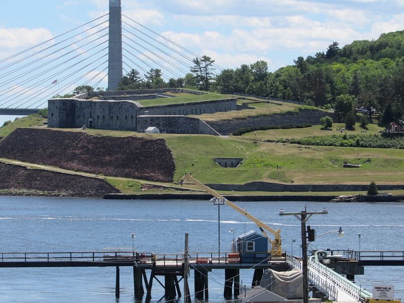 View of Fort Knox from the deck