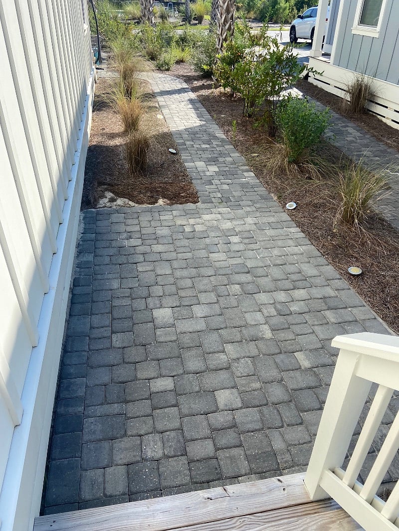 back patio area by back entrance