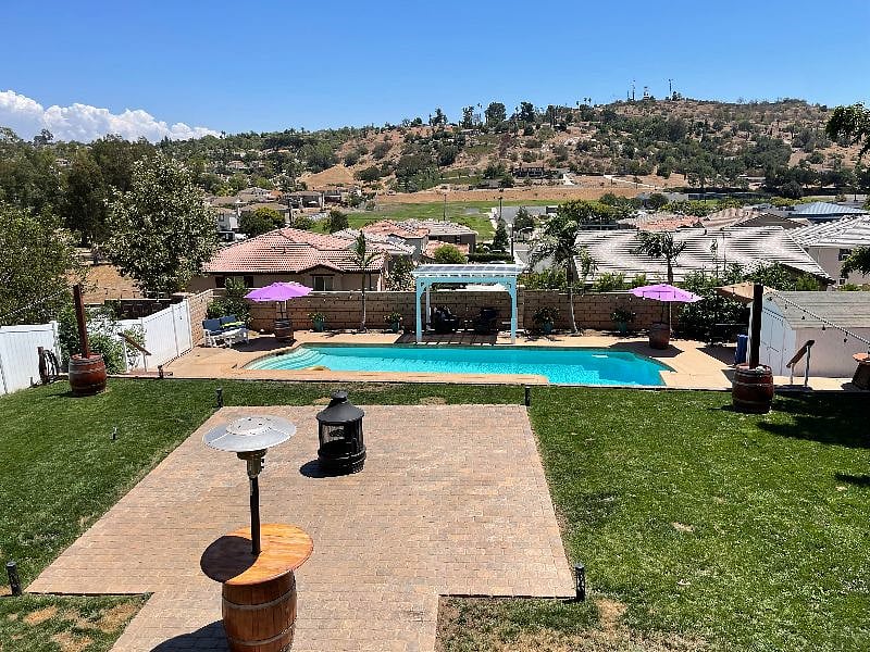 View from deck