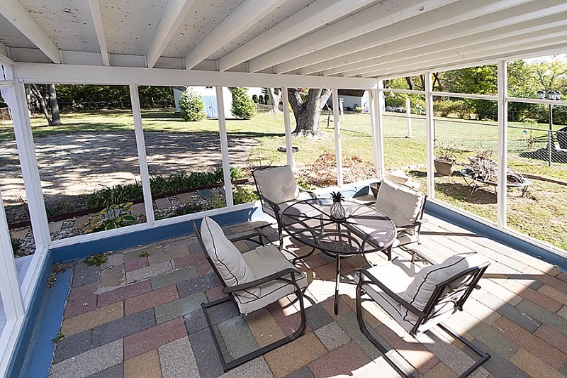 Cover patio is a great spot to relax..yard work is included in rent.
