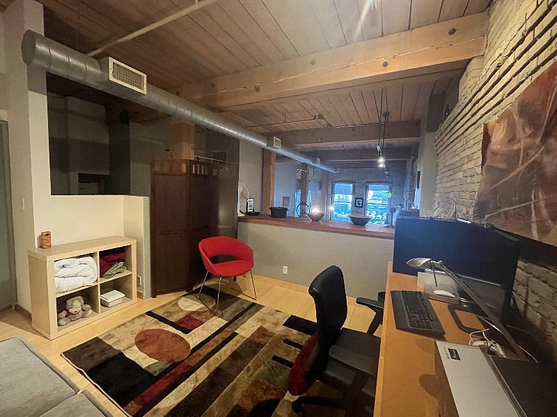 View to main room.