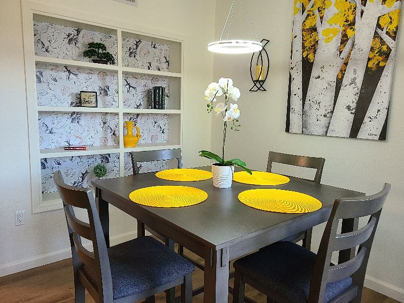 Counter height dining table and chairs