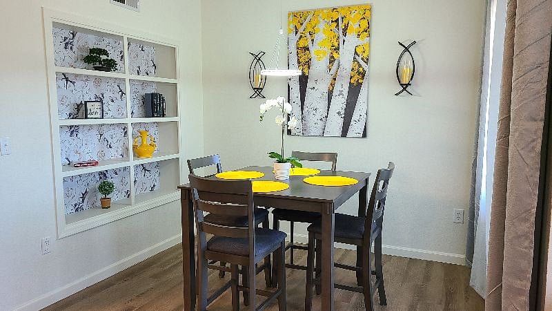 Separate dining area