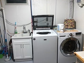Laundry downstairs