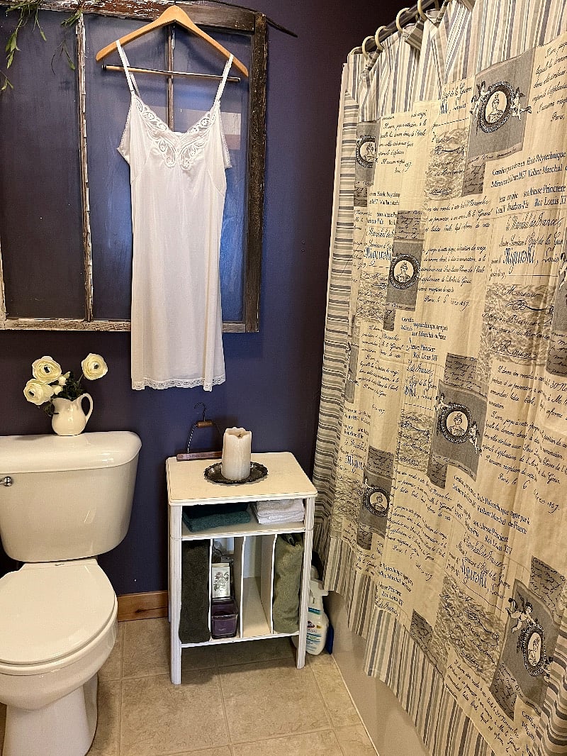 Stool and shower