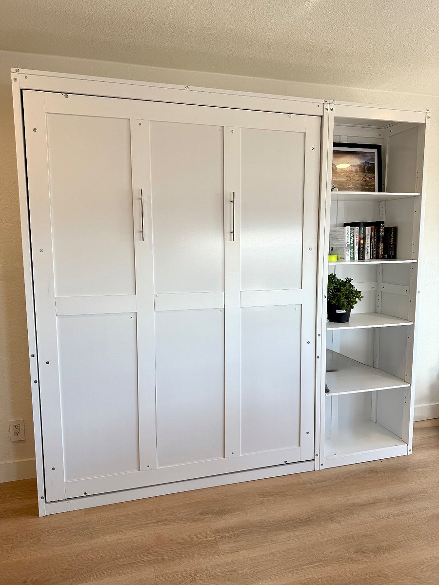 Murphy bed in living room