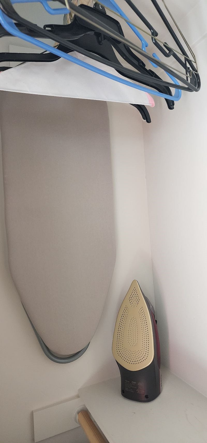 Ironing Board and Iron for your convenience.
