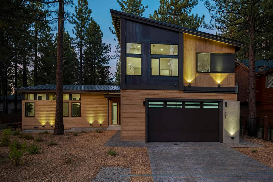 The unit is above the garage with a private entrance.