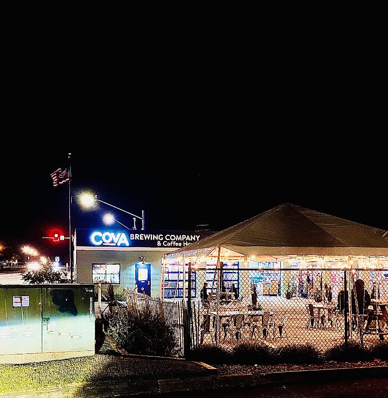 Walk to Cova Brewing Company & Coffee House