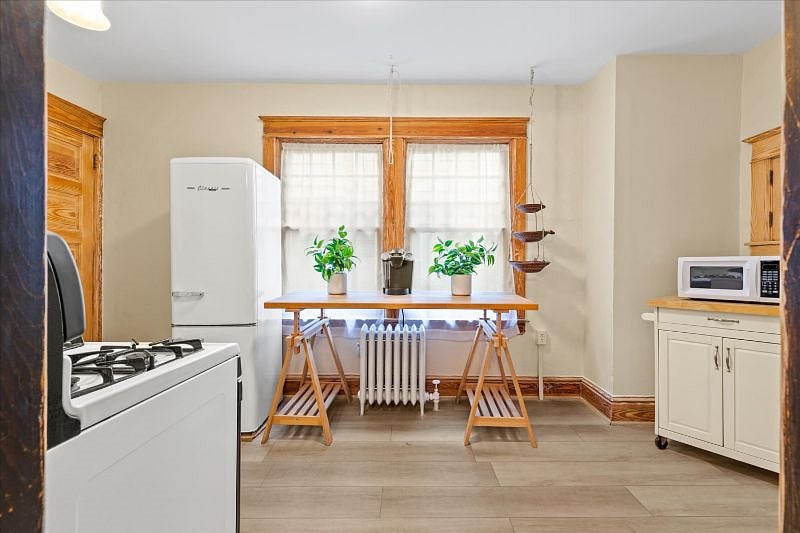 Microwave, Keurig, and toaster (not pictured) will be provided in kitchen
