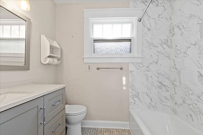 Newly renovated bathroom