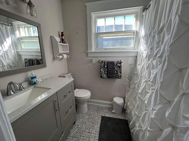 Newly renovated bathroom