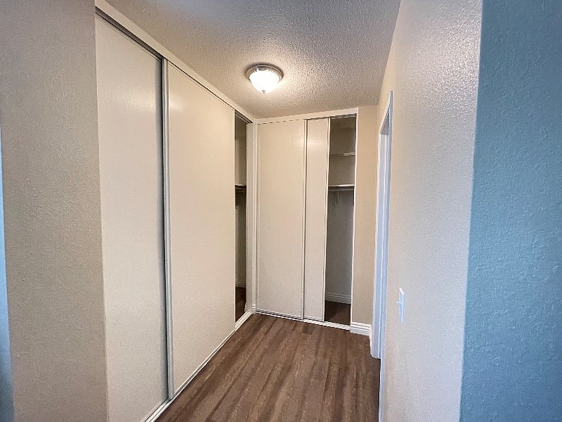 Master bedroom dual closet