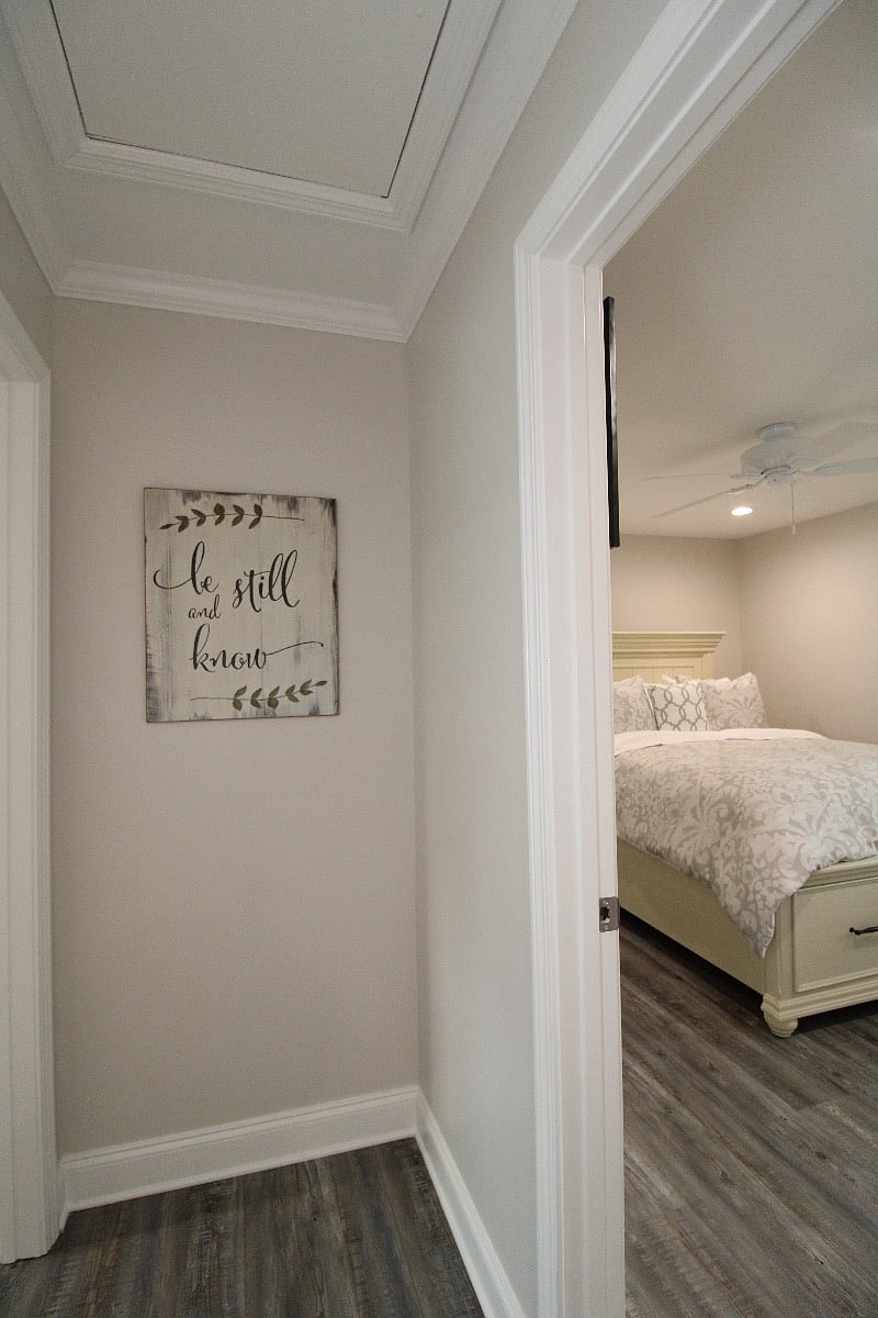 Hallway leading to additional 3 bedrooms