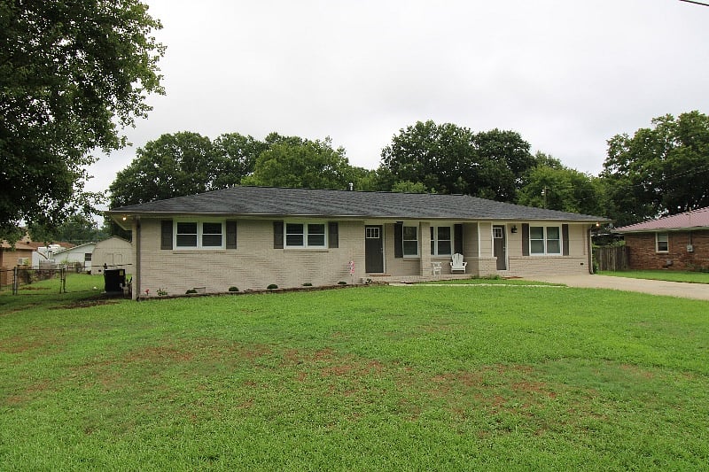 Beautifully renovated,1904 sq ft 4-sided Brick Ranch House in lovely, quiet, convenient neighborhood.