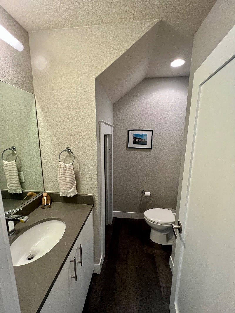 Main floor powder room