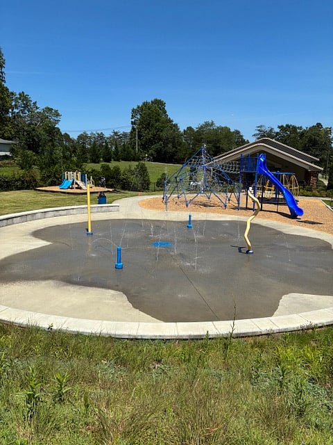 Splash Pad downtown Valdese NC