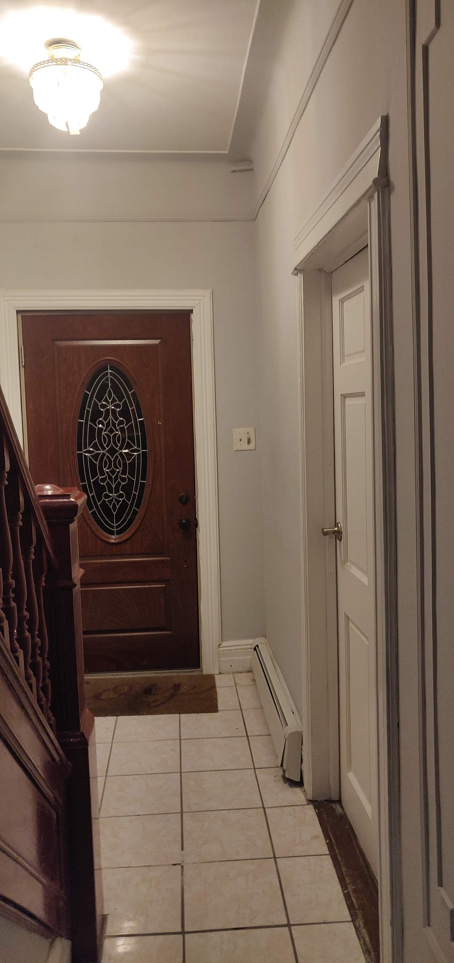 House entrance for both 1st and 2nd floor apartments