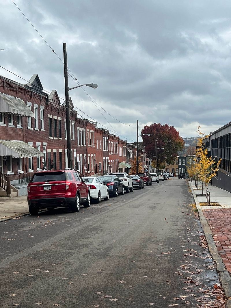 Free, easy parking on street