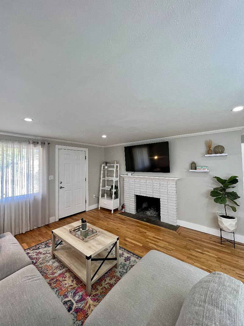 Comfortable sectional with smart TV 