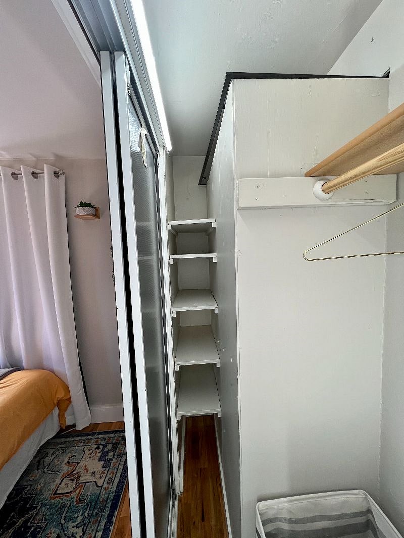Extra storage in the second bedroom