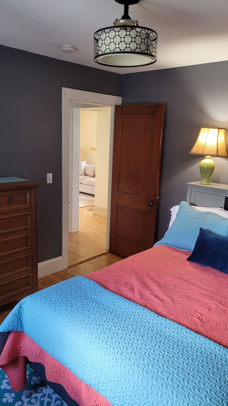 Looking from the Bedroom to the Living Room